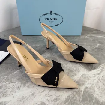 Genuine leather outsole imported mesh high heels women s high heels Replica Prada Womens Pumps and Heels