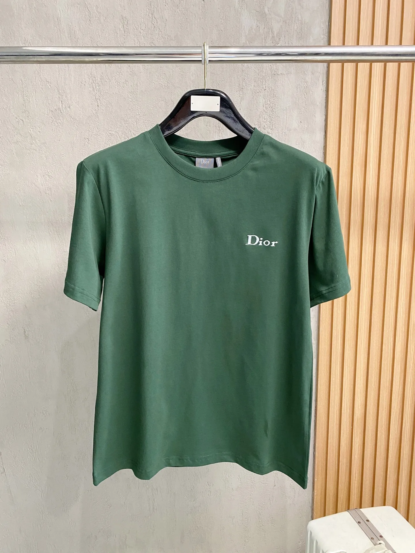 Dior Letter embroidery short sleeve