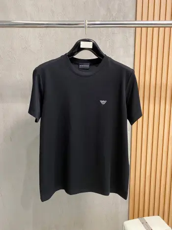 Spring and summer latest round neck short sleeve. Replica Armani Tshirts and Polos