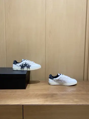 Classic Bone Pattern Suede Sneakers Couple Casual Shoes Replica AMIRI Womens Casual and Sneakers