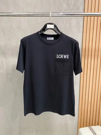 High-quality round neck short-sleeve T-shirt Replica Loewe Tshirts and Polos