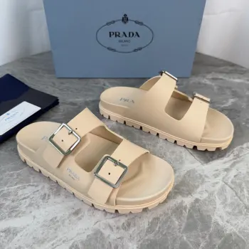 Non-slip patterned sole slippers Women s slippers Replica Prada Womens Sandals and Slides