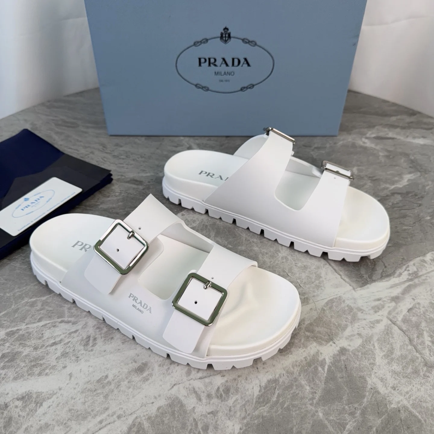 Prada Anti-slip patterned sole slippers Women s slippers