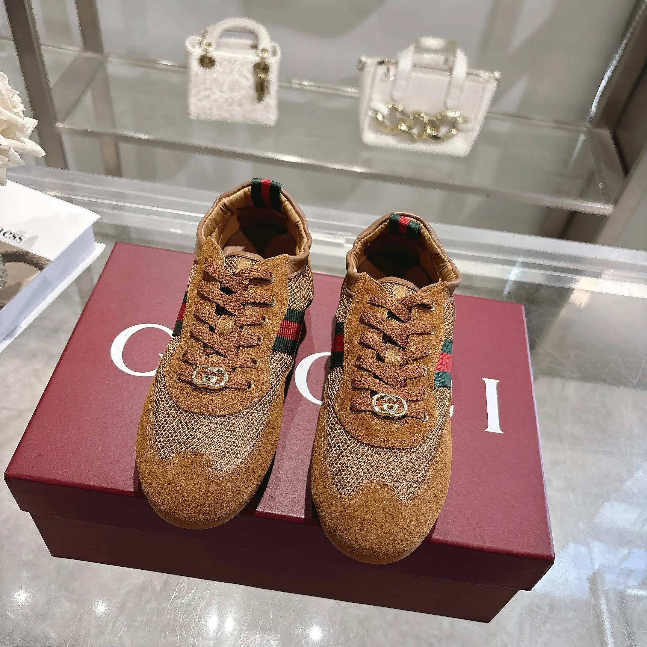 Gucci Cow suede dance shoes