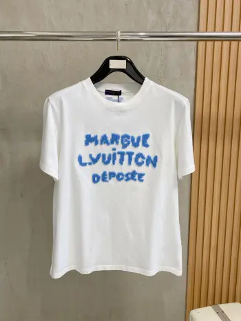 Spring and summer new unisex short-sleeve T-shirts Replica Louis Vuitton Tshirts and Polos