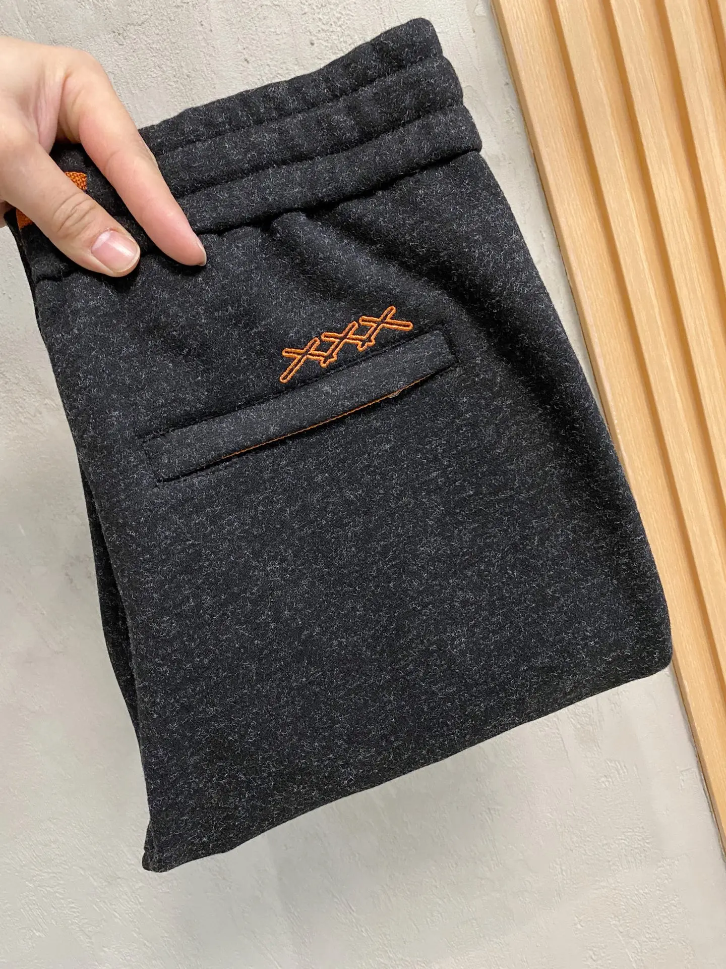 Zegna New Men s Cashmere Wool Blend Straight-leg Sports Pants