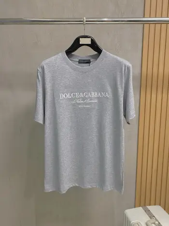 Latest short-sleeve round-neck T-shirt Replica Dolce Gabbana Tshirts and Polos