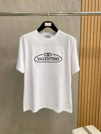 Latest short-sleeve round-neck T-shirt Replica  Valentino Garavani Tshirts and Polos