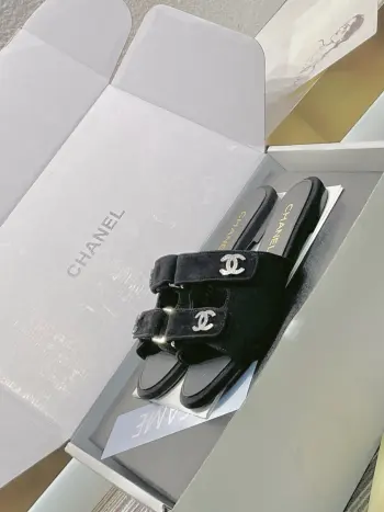 Genuine leather sole sandals women s sandals Replica Chanel Womens Sandals and Slides
