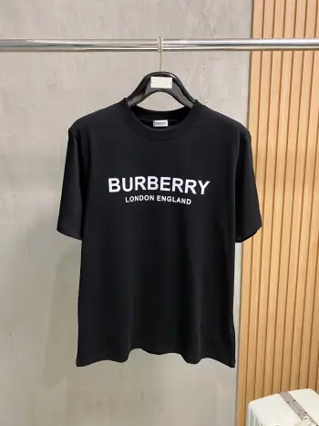Round neck short sleeve T-shirt Replica Burberry Tshirts and Polos