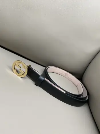 Flat Double G Buckle Belt Replica Gucci Womens Belts