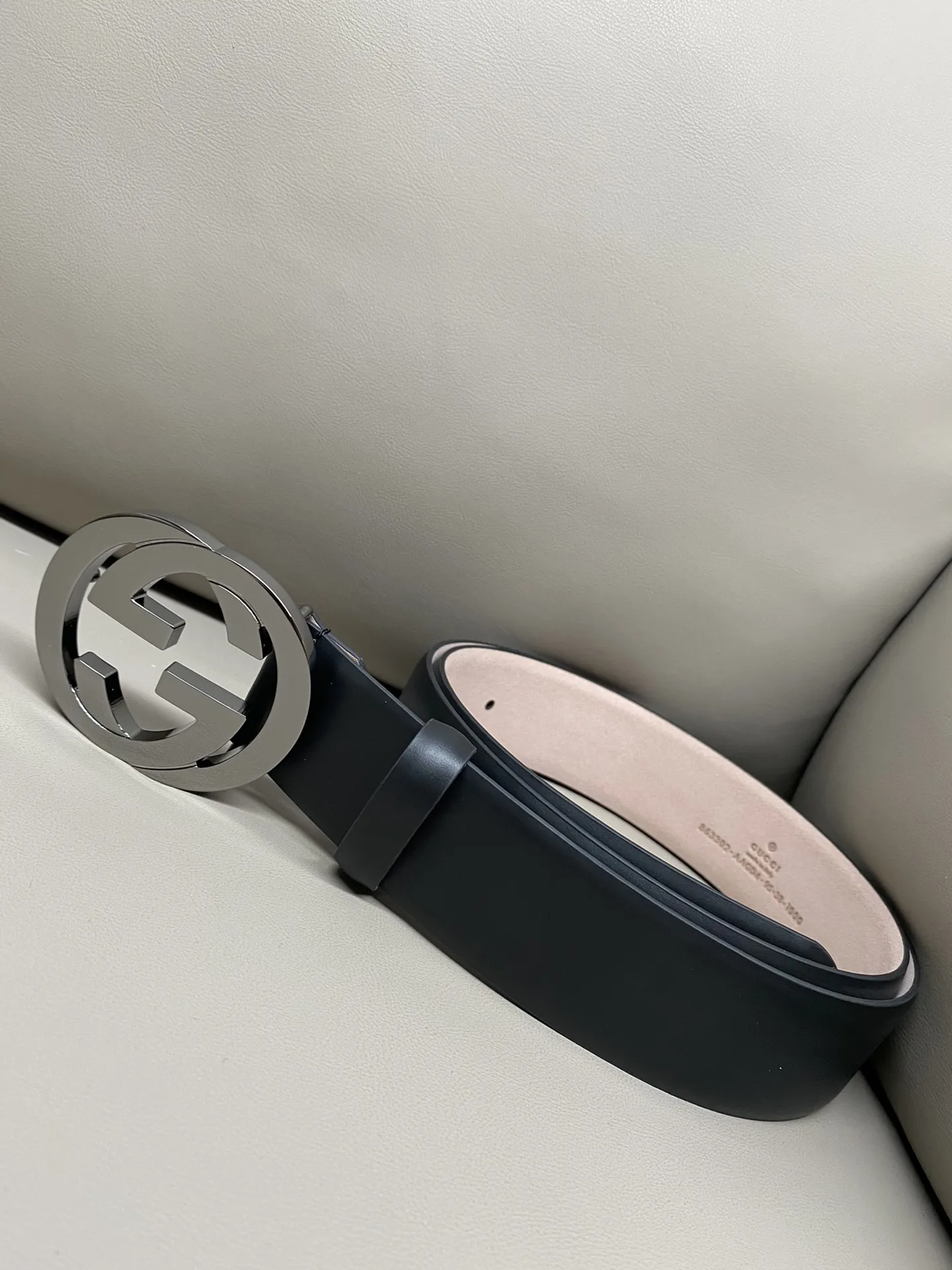 Gucci Flat Double G Buckle Belt