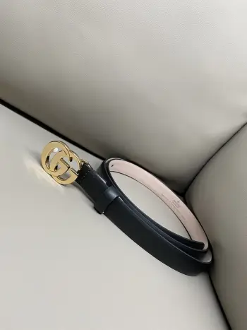 Flat Double G Buckle Belt Replica Gucci Womens Belts