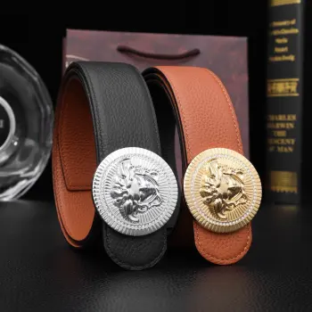 Metal Hook Men s Belt Replica Versace Mens Belts