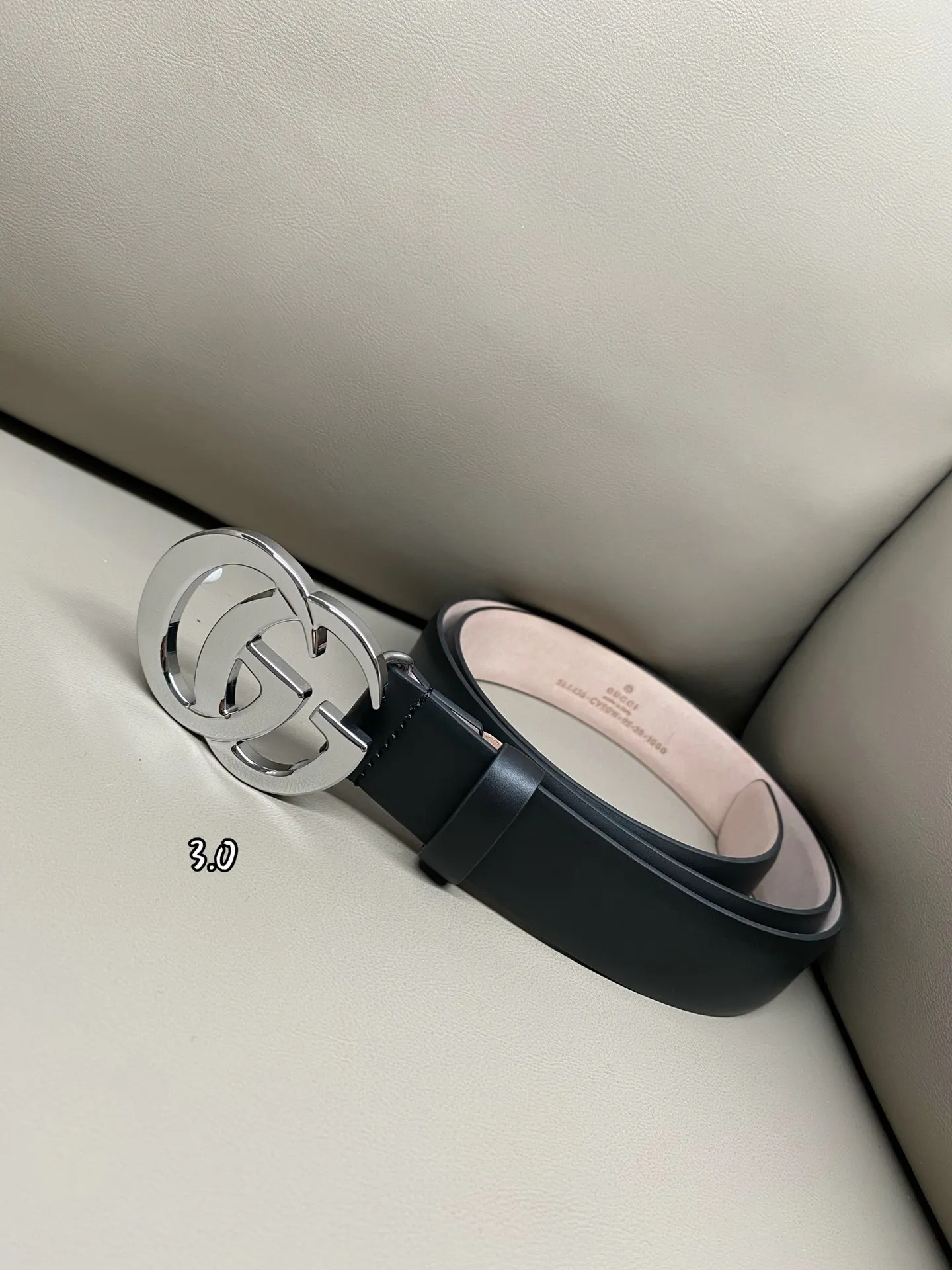 Gucci Flat Double G Buckle Belt