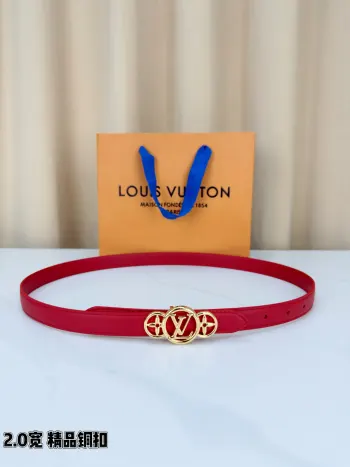Copper buckle belt Replica Louis Vuitton Womens Belts