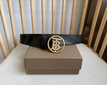 gold-plated belt Replica Burberry Mens Belts