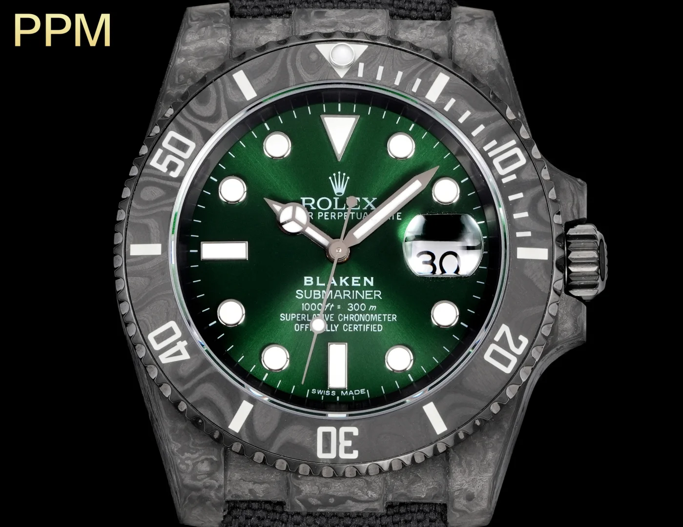 ROLEX 2836 movement Black Steel Royal Submariner series watch Men s mechanical watch