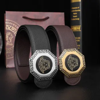 Metal Hook Men s Belt Replica Versace Mens Belts