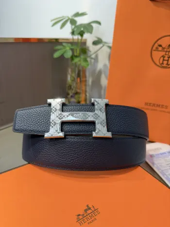 Men s Reversible Leather Belt Replica Hermes Mens Belts