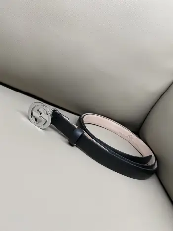 Flat Double G Buckle Belt Replica Gucci Womens Belts