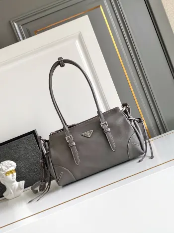 1BG628 Vintage Texture Leather Bag Women s Crossbody Bag Replica Prada womens bags