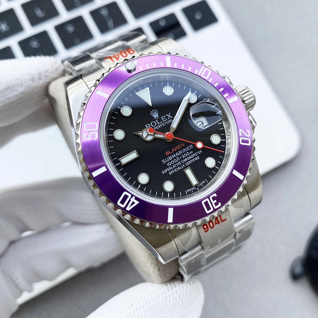 ROLEX 2836 movement, 904L stainless steel, Submariner series watch, men s mechanical watch. ROLEX 2836 movement, 904L stainless steel, Submariner series watch, men s mechanical watch.