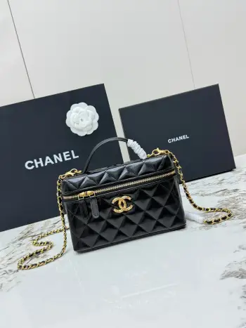 AP4974 Oil Wax Leather Lunch Box Bag Women s Crossbody Bag Replica Chanel womens bags
