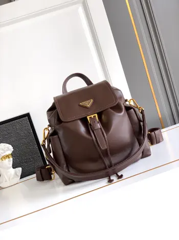 1BZ080 New Style Double Shoulder Lambskin Backpack Replica Prada backpacks