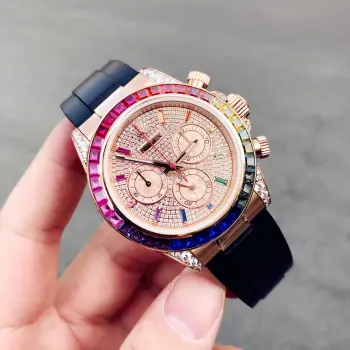 2836 movement 904L stainless steel Rainbow Daytona series watch men s mechanical watch Replica ROLEX Mens Watches