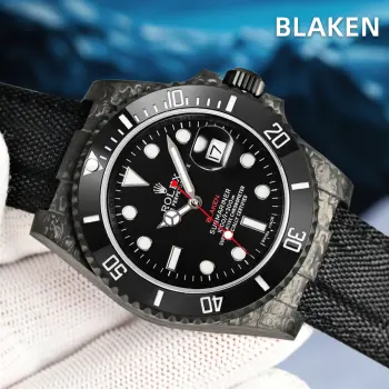 7750 movement carbon fiber modified Rolex Submariner series watch men s mechanical watch Replica ROLEX Mens Watches