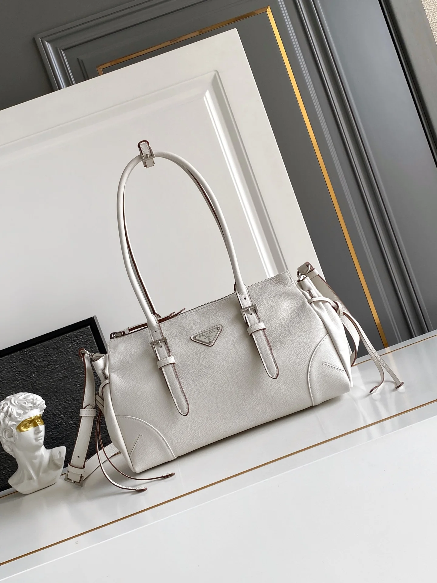 Prada 1BG628 Vintage Texture Leather Bag Women s Crossbody Bag