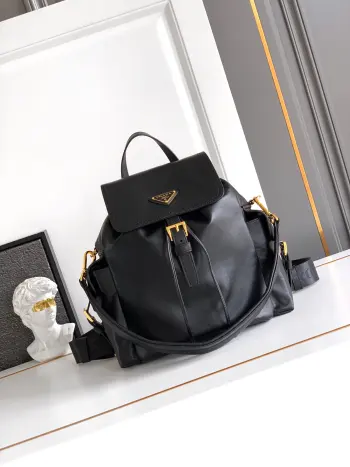 1BZ080 New Style Double Shoulder Lambskin Backpack Replica Prada backpacks