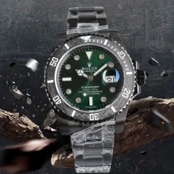 904L stainless steel large diamond stud dial watch men s mechanical watch Replica ROLEX Mens Watches