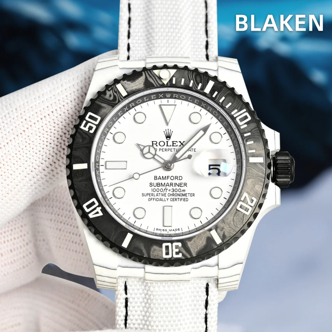 ROLEX 7750 movement carbon fiber modified Rolex Submariner series watch men s mechanical watch ROLEX 7750 movement carbon fiber modified Rolex Submariner series watch men s mechanical watch