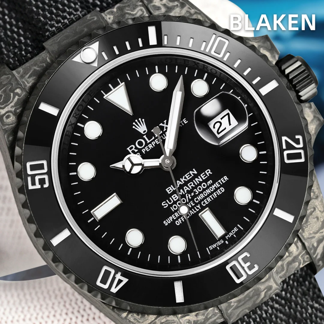 ROLEX 7750 movement carbon fiber modified Rolex Submariner series watch men s mechanical watch ROLEX 7750 movement carbon fiber modified Rolex Submariner series watch men s mechanical watch