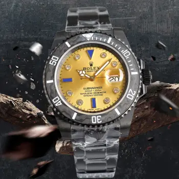 904L stainless steel large diamond stud dial watch men s mechanical watch Replica ROLEX Mens Watches