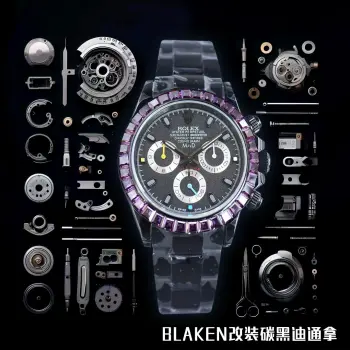 904L stainless steel large diamond stud dial watch men s mechanical watch Replica ROLEX Mens Watches