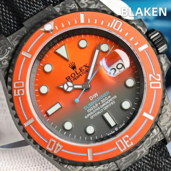 7750 movement carbon fiber modified Rolex Submariner series men s mechanical watch Replica ROLEX Mens Watches