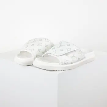 Men s Velcro Slide Sandals Replica Louis Vuitton Mens Sandals and Slides
