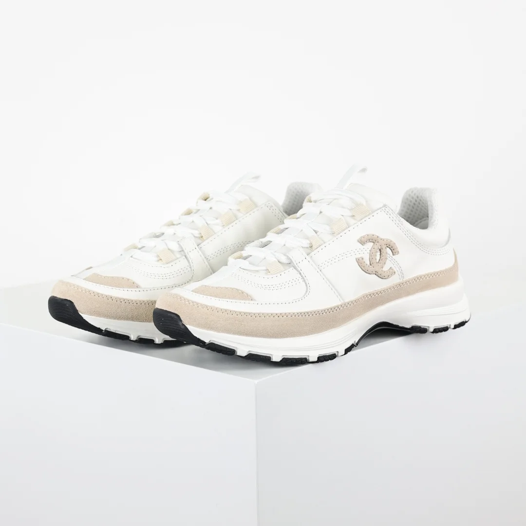 Chanel Women s Round Toe Lace-Up Casual Shoes Women s Casual Shoes