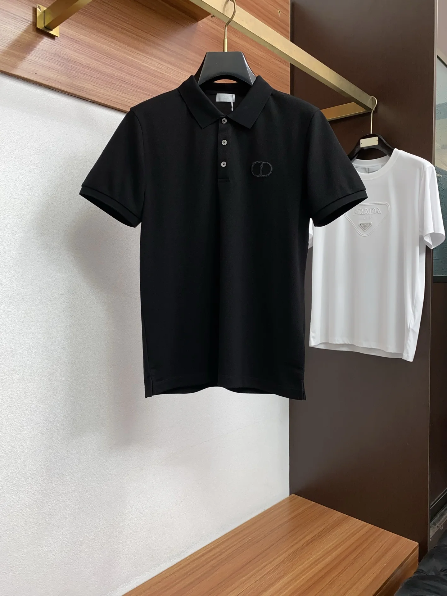 Dior Fine ribbed polo with a business collar