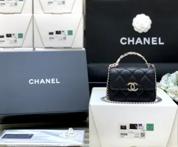 AP2758 Enamel Handle Small Crossbody Bag Women s Shoulder Bag Replica Chanel womens bags