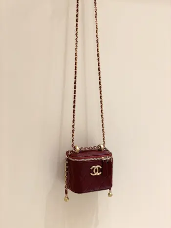 AP2292 Handmade Double Gold Bead Series Handbag Women s Crossbody Bag Replica Chanel womens bags