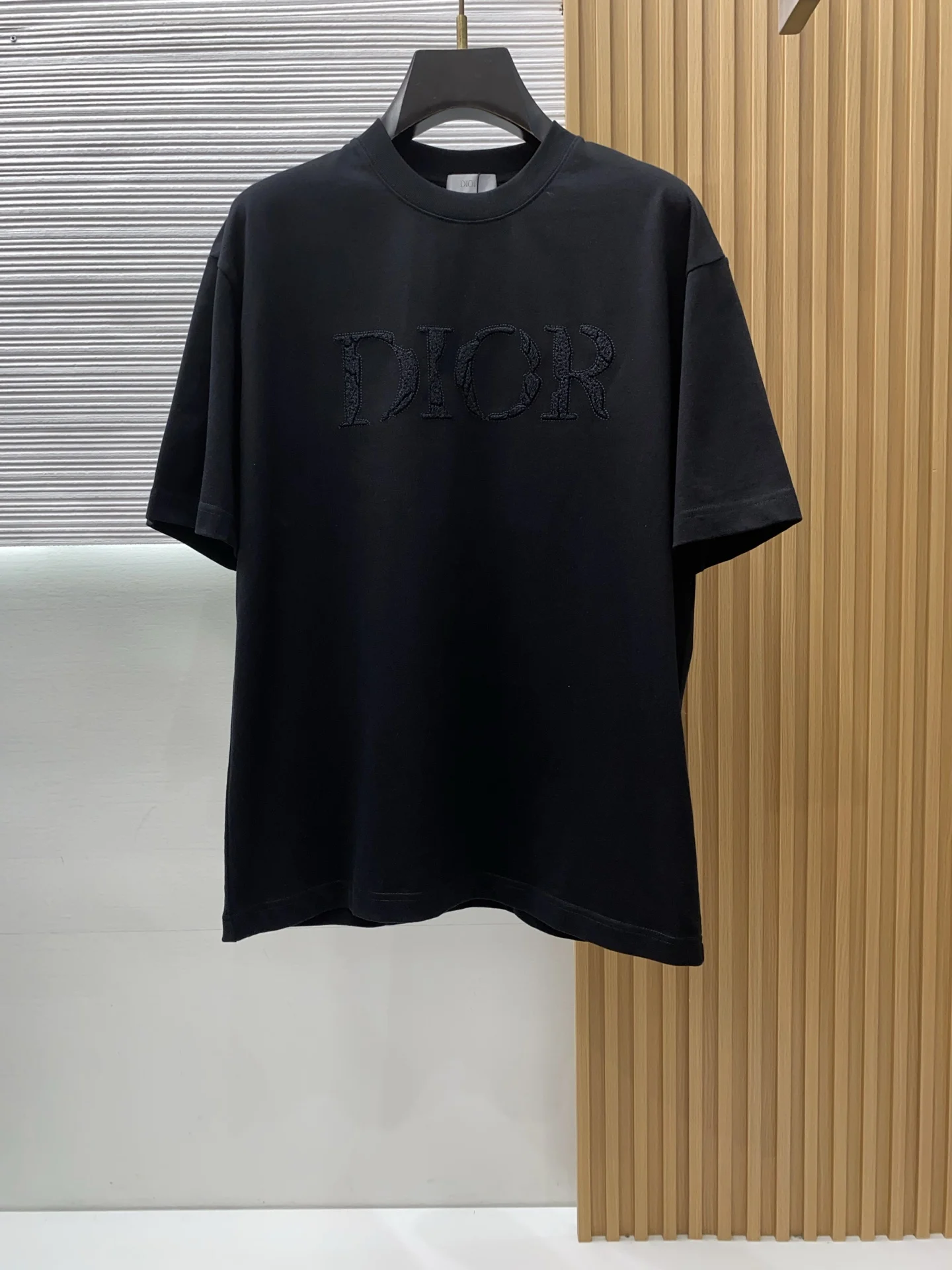 Dior Cotton Loose Fit Round Neck Men s Short Sleeve T-Shirt