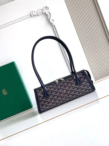 020223 Long Leather Handle Bag Women s Shoulder Bag Replica Goyard womens bags