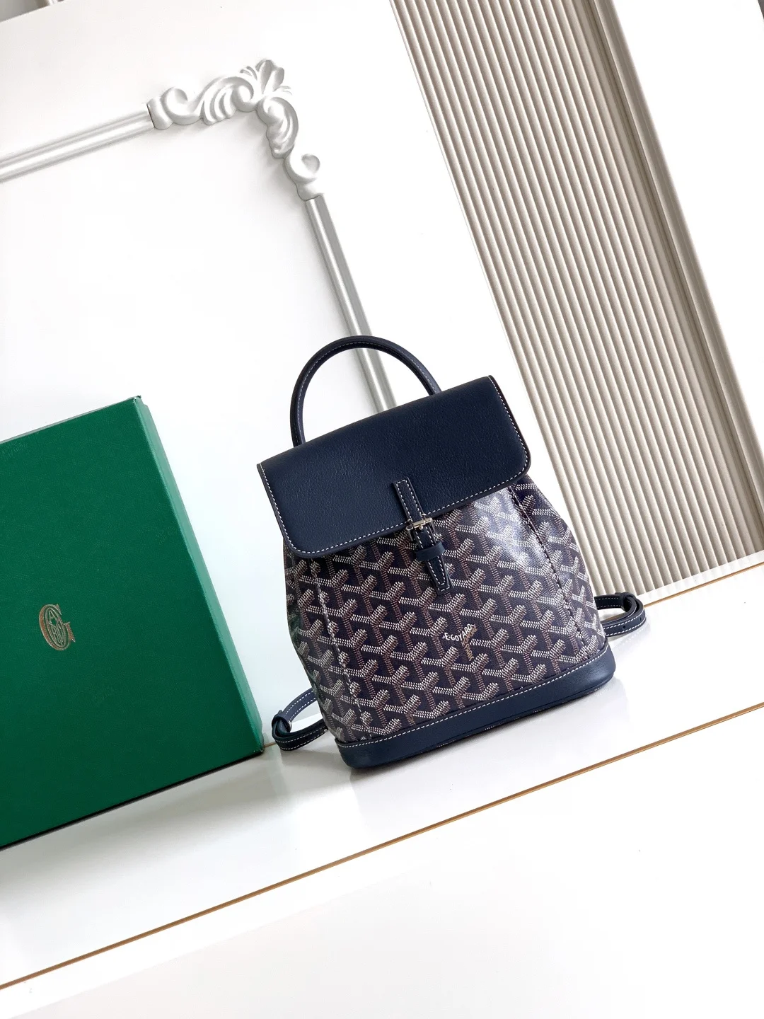 Goyard MAE8400 Button Mini Backpack Dual Shoulder Bag