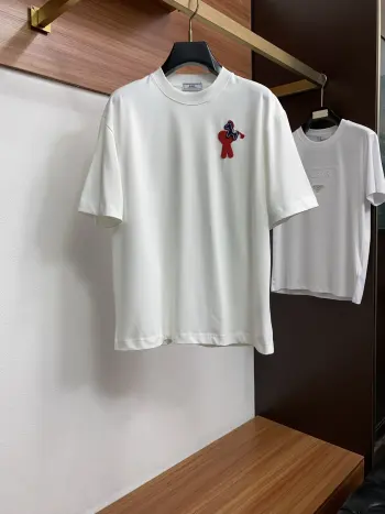 100% Cotton Loose Fit Round Neck Men s Short Sleeve T-Shirt Replica AMIRI Tshirts and Polos