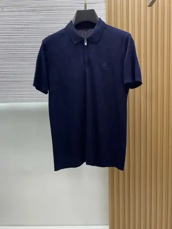 Classic stylish polo shirt with a collar and short sleeves. Replica Loro Piana Tshirts and Polos