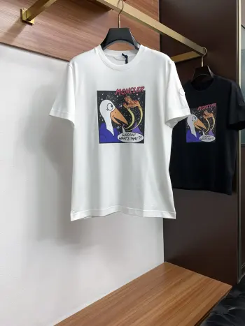 Latest round neck short sleeve Replica Moncler Tshirts and Polos